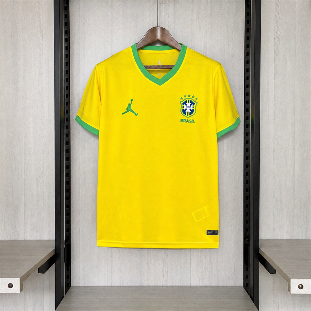 Camisola Brasil Jhordan Amarela 2026