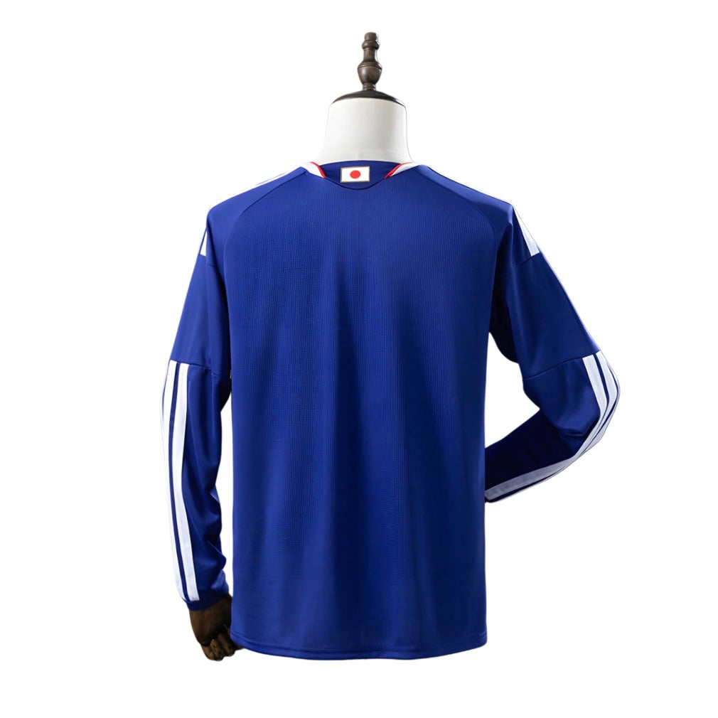 Camisola Seleção do Japão MANGA LONGA principal azul - Copa do Mundo 2026