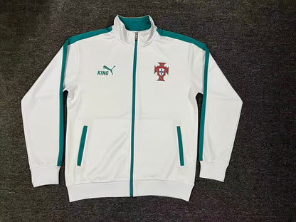 Fato de Treino Seleção de Portugal king cor branco e verde 2026/27