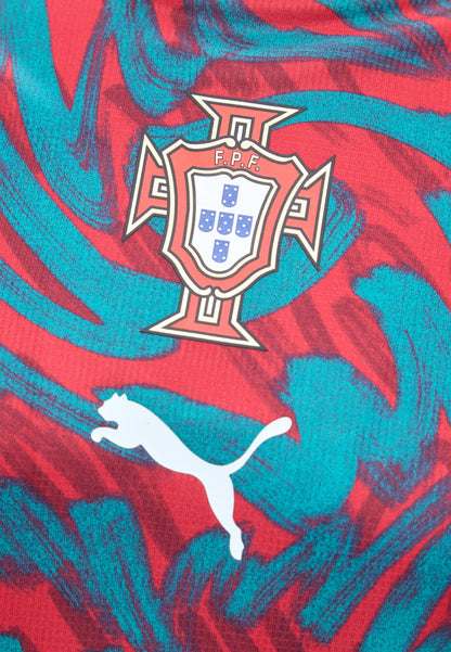 Camisola Portugal pré jogo l 2026/27 - vermelha e verde