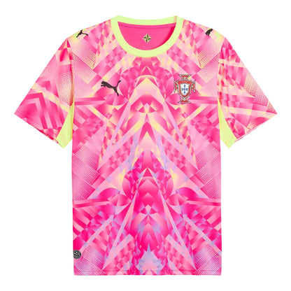 Camisola Seleção de Portugal Guarda Redes Pixel rosa - COPA DO MUNDO 2026