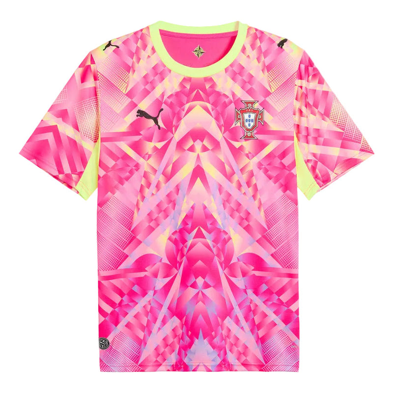 Camisola Seleção de Portugal Guarda Redes Pixel rosa - COPA DO MUNDO 2026