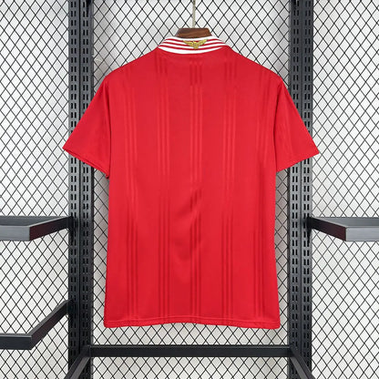 Camisola retrô vermelha principal 1997/98