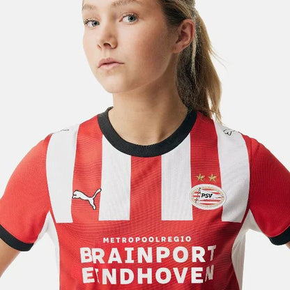 Camisola Feminina PSV Principal Vermelha e Branca 2026/27 – imagem 3