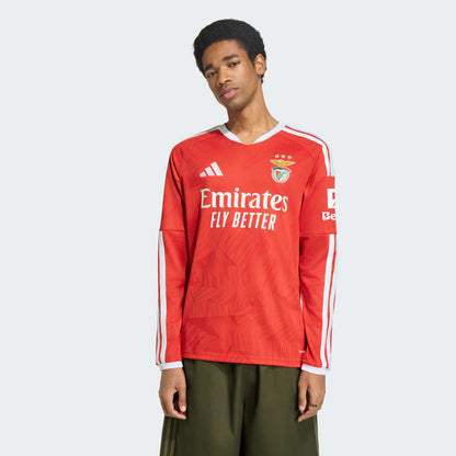 Camisola principal MANGA COMPRIDA vermelha 2026/27