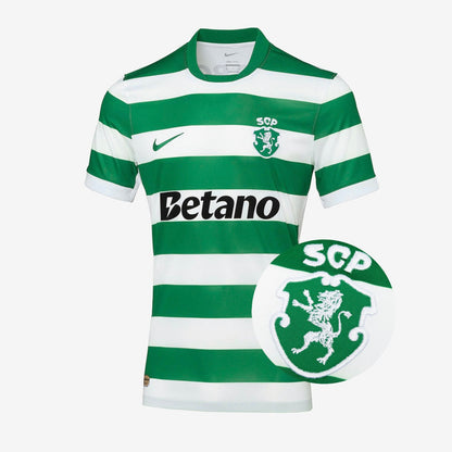 Camisola SPECIAL EDITION principal 2025/26 verde e branca