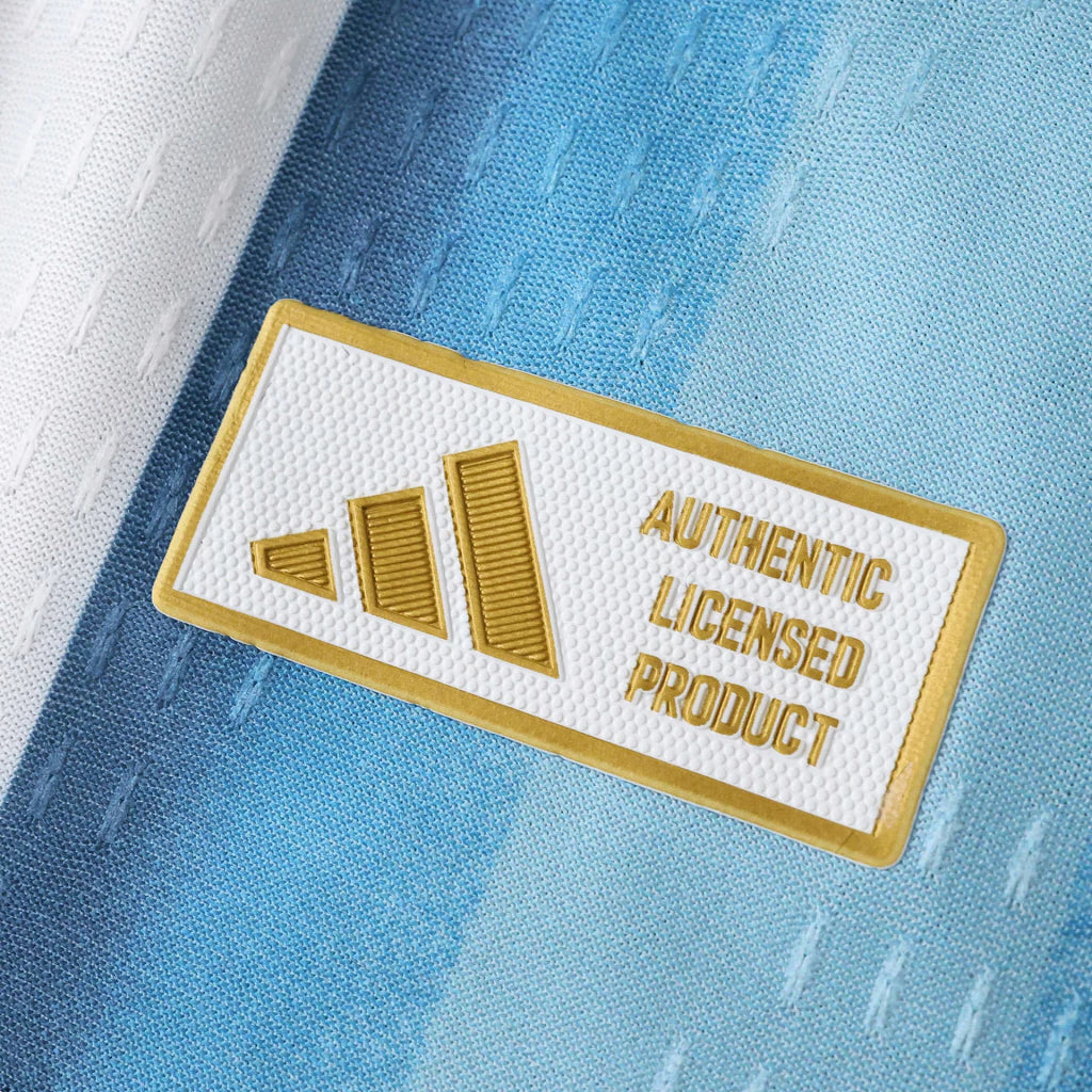 Camisola Seleção Argentina principal azul e branca COPA DO MUNDO 2026 - PLAYER - AUTHENTIC