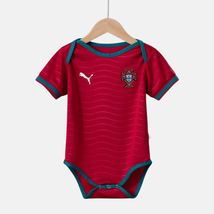 Body bebé Portugal vermelha  - Copa do Mundo 2026