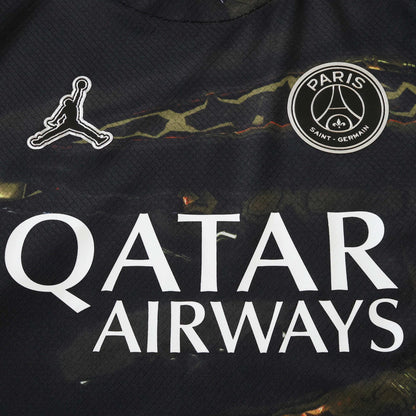 Conjunto Infantil PSG jordan 2026 Night Edition preta - LANÇAMENTO