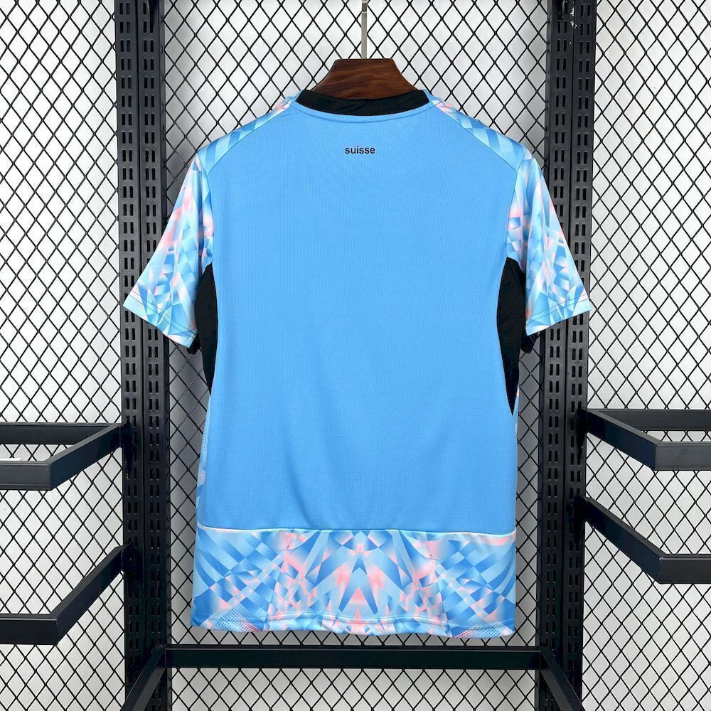 Camisola Seleção da Suiça alternativa azul - Copa do Mundo 2026