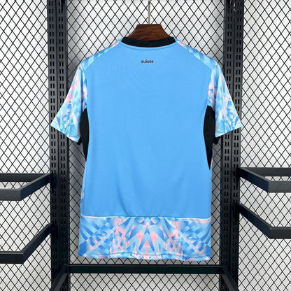 Camisola Seleção da Suiça alternativa azul - Copa do Mundo 2026
