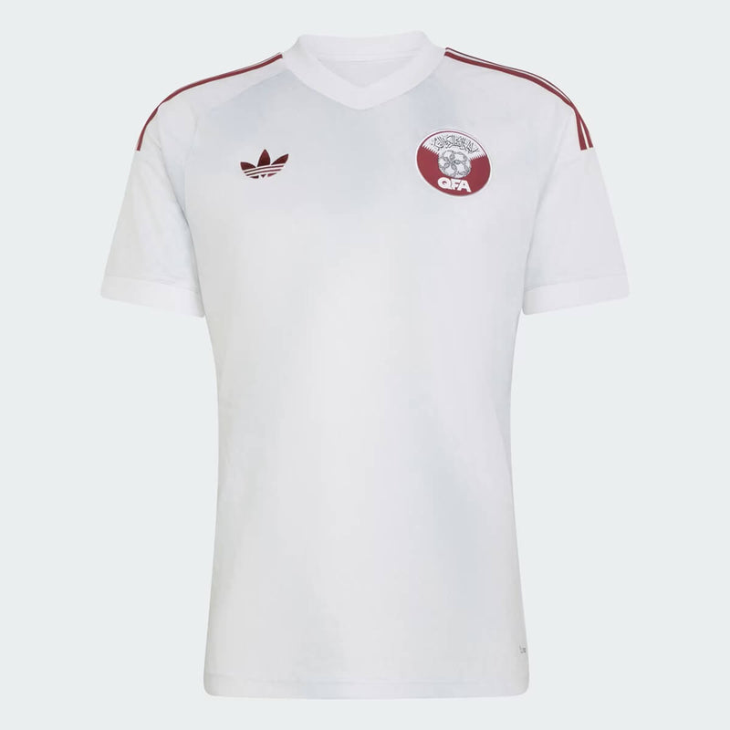 Camisola Seleção do Qatar alternativa branca - Copa do Mundo 2026