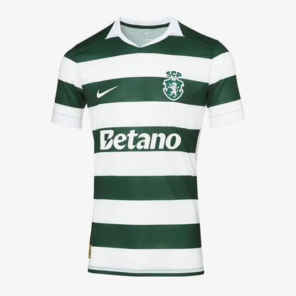 Conjunto infantil S C P principal 120 anos verde e branca 2026/27 - [pré venda: 11 a 22 dias úteis]