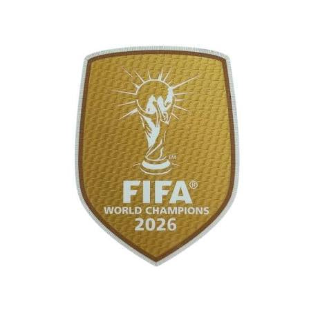 Badge Campeão Mundial 2026 para Peito