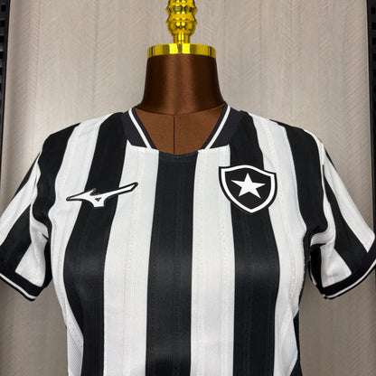 Camisola Feminina principal branca/preta 2026/27