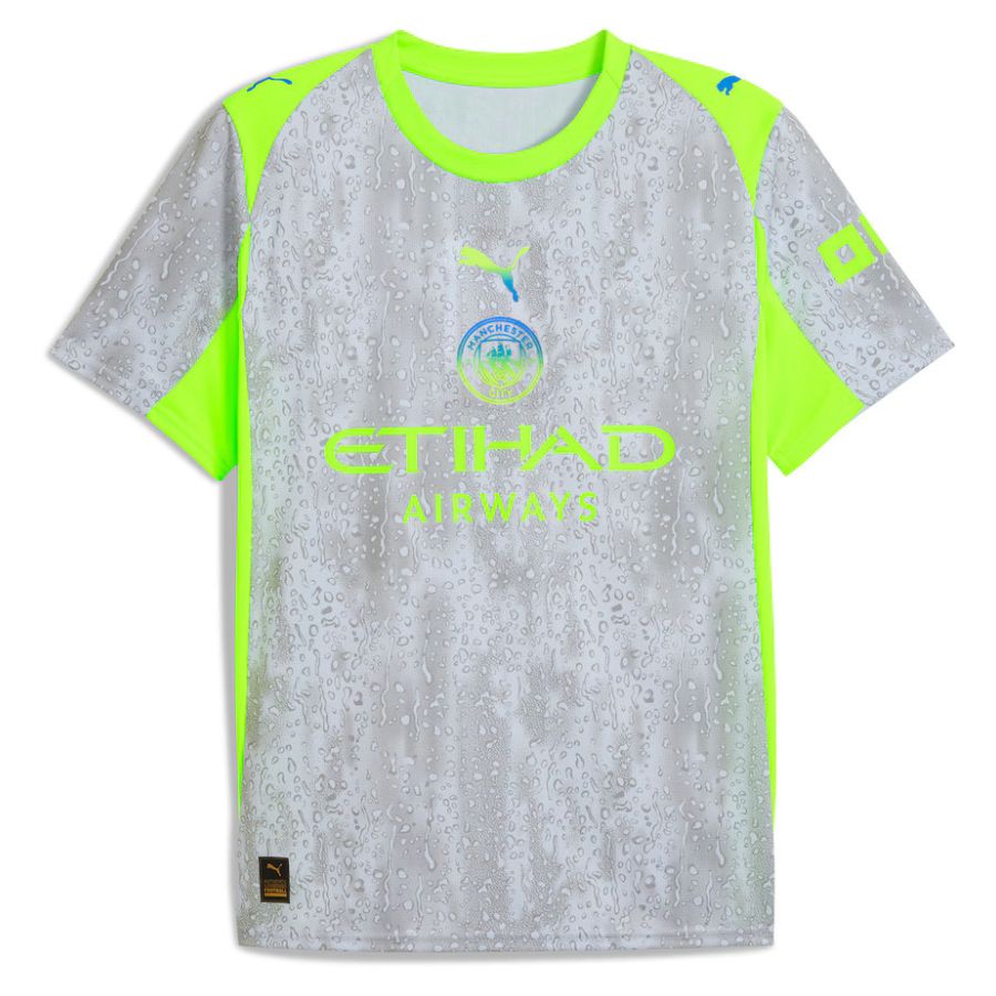 Camisola Manchester City alternativa cinza 2025/26