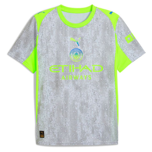 Camisola Manchester City alternativa cinza 2025/26