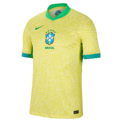 Camisola Brasil Amarela Home Copa do Mundo 2022