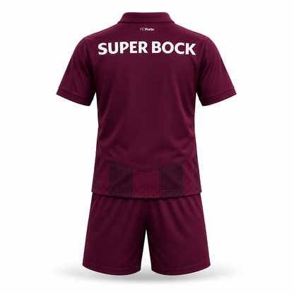 Conjunto infantil dragão ALTERNATIVA 2026/27 rubi secundário
