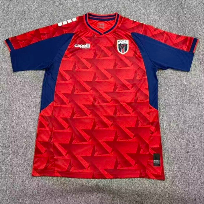 Camisola Seleção Cabo Verde alternativa vermelha - Copa do Mundo 2026