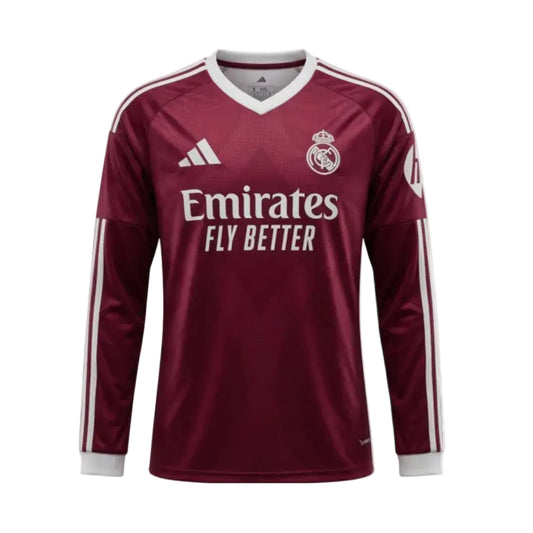 Camisola Real Madrid rosa terceira 2026/27 - MANGA LONGA