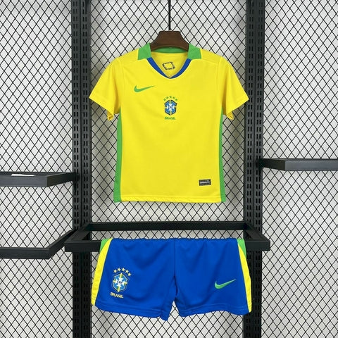 Conjunto Infantil Brasil 2024/25 - Home Torcedor PRO
