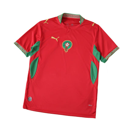 Camisola Seleção do Marrocos principal vermelha - Copa do Mundo 2026