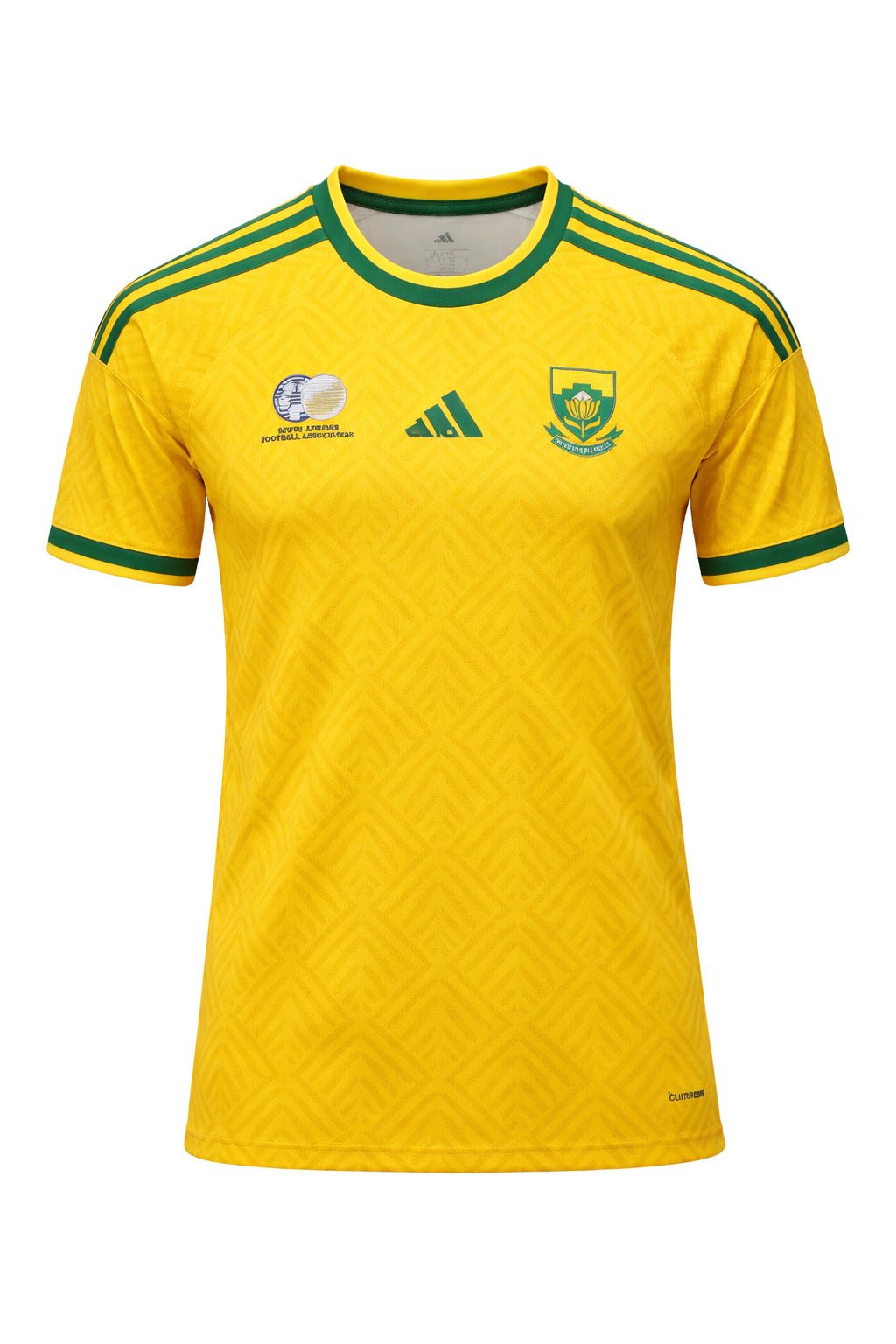 Camisola Seleção da África do Sul principal amarela - Copa do Mundo 2026