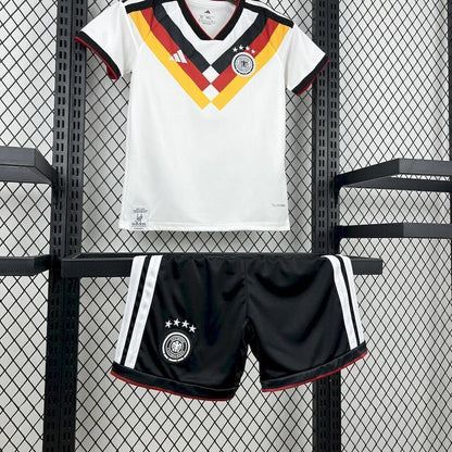 Conjunto infantil Seleção Alemanha principal branca COPA DO MUNDO 2026