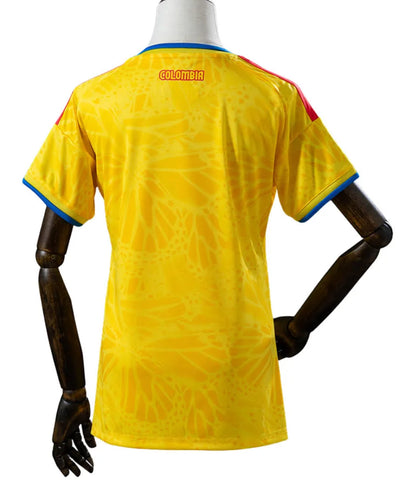 Camisola Colômbia FEMININA principal Copa do Mundo 2026 - amarela