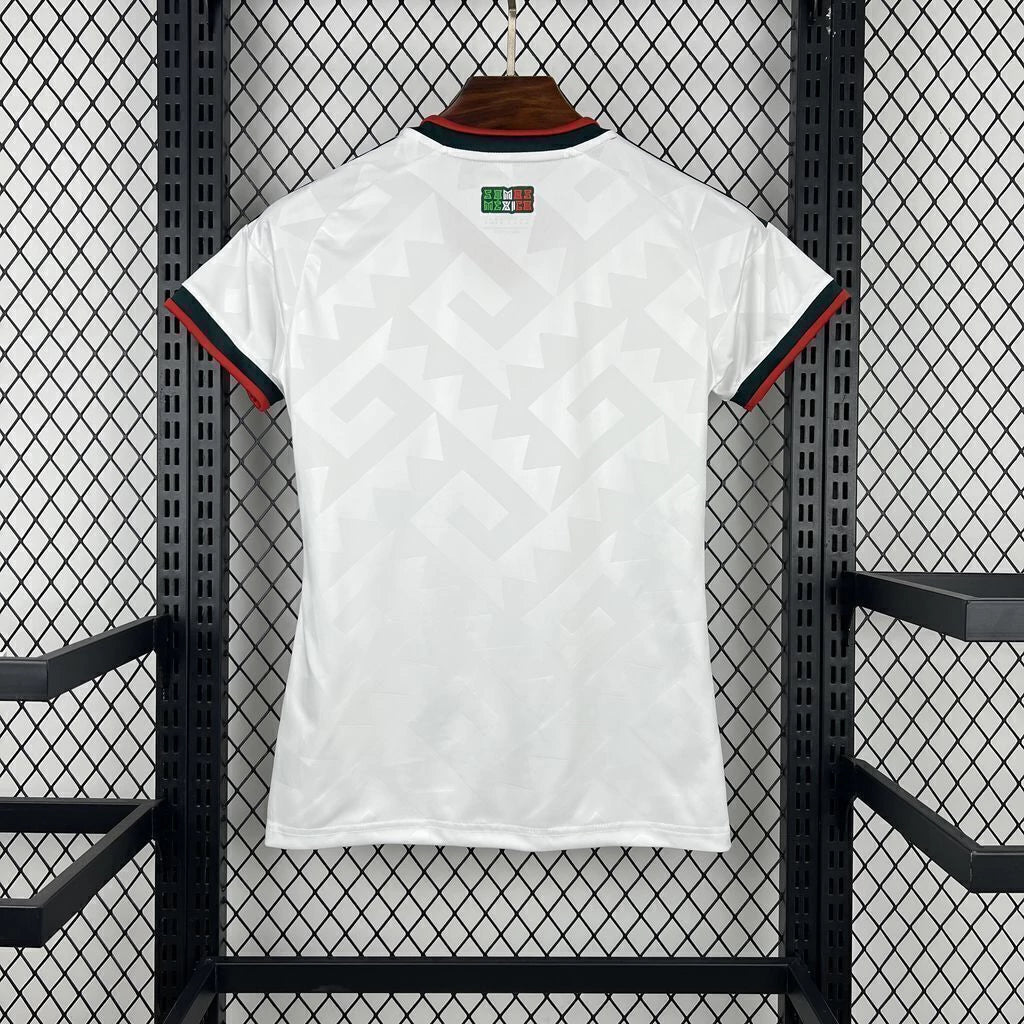 Camisola México FEMININA alternativa Copa do Mundo 2026 - branca