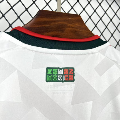 Camisola México FEMININA alternativa Copa do Mundo 2026 - branca
