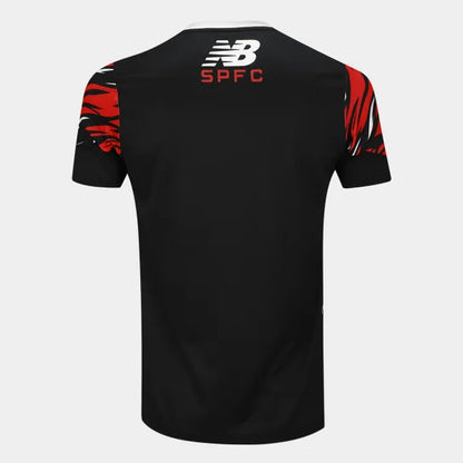 Camisola São Paulo pré jogo vermelha/preta  2026/27