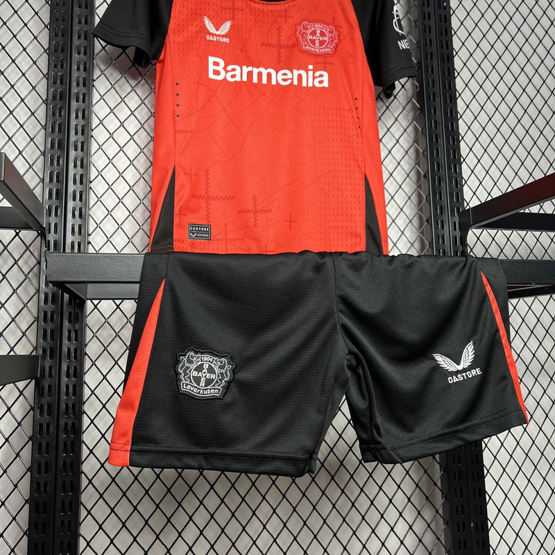Conjunto Infantil Bayer 04 Leverkuse Home 2024/25