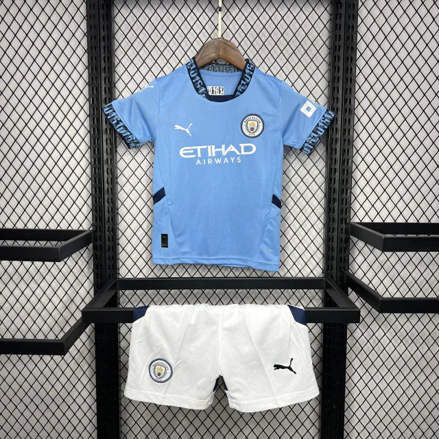 Conjunto Infantil Manchester City Home 2024/25