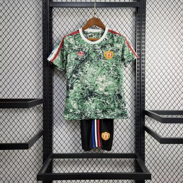 Conjunto Infantil Manchester United Edição Especial Original Icons 2024/25