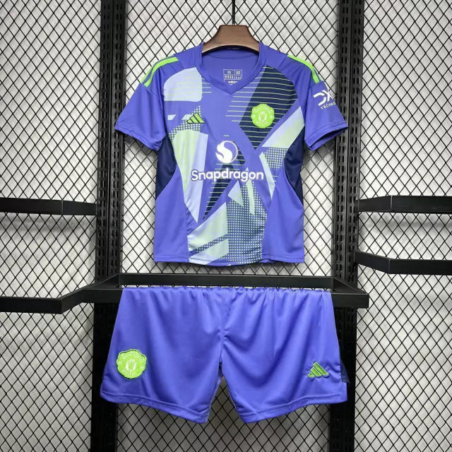 Conjunto Infantil Manchester United Guarda-Redes 2024/25