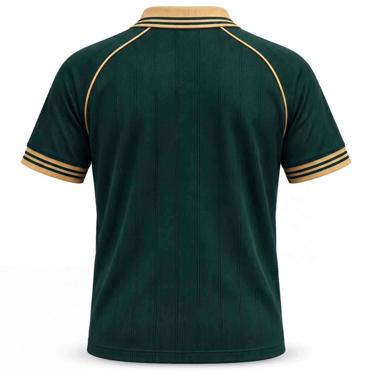 Camisola Retrô Sporting Verde e Dourada – costas