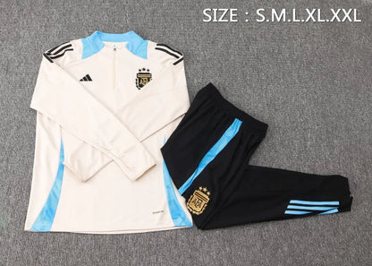 Fato de Treino Argentina 2024 - Branco e preto