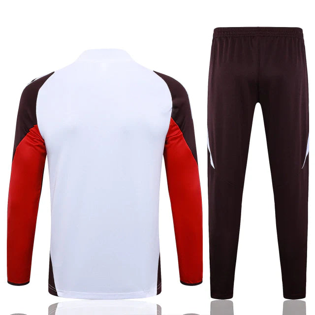 Fato de Treino Bayern de Munique 2024/25 -  Branco e Vermelho