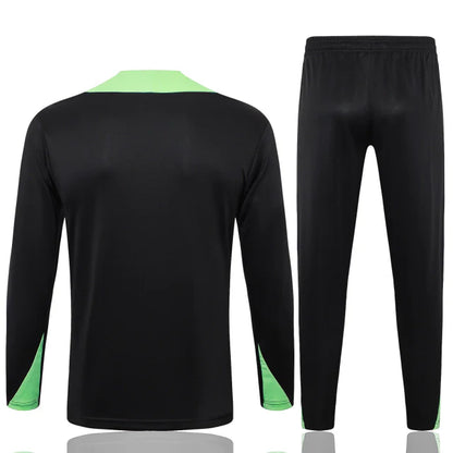 Fato de Treino Brasil 2024 - Preto e Verde