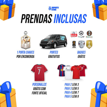 Conjunto Infantil Bayern de Munique principal 2026/27 - vermelha