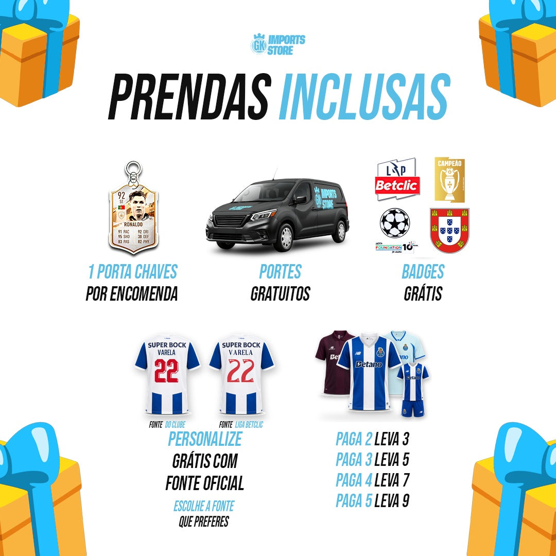Prendas inclusas Porto